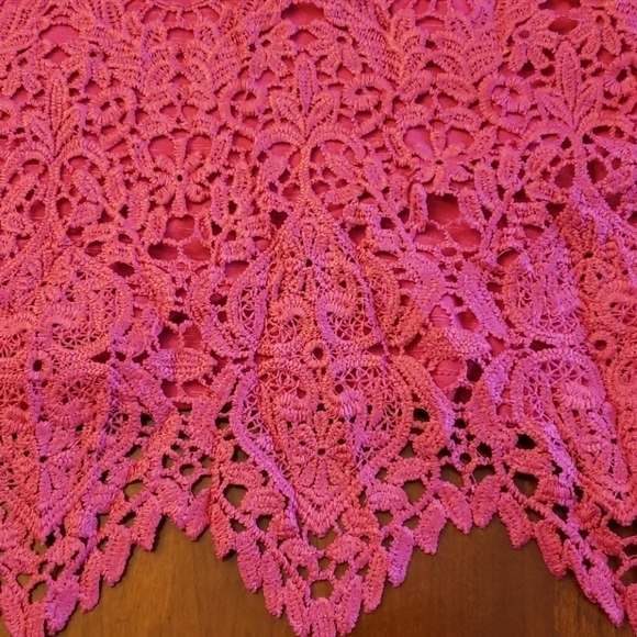 Signature Studio Halter Tank Top Hot Pink EUC M - Picture 5 of 12